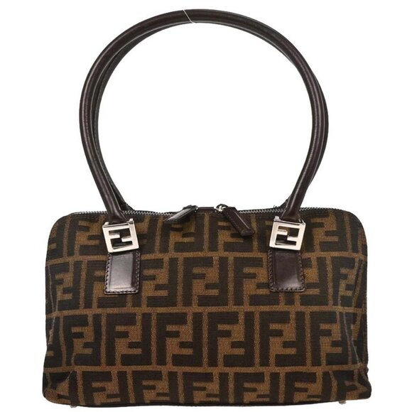 Fendi Brown Zucca Handbag - Picture 2 of 10